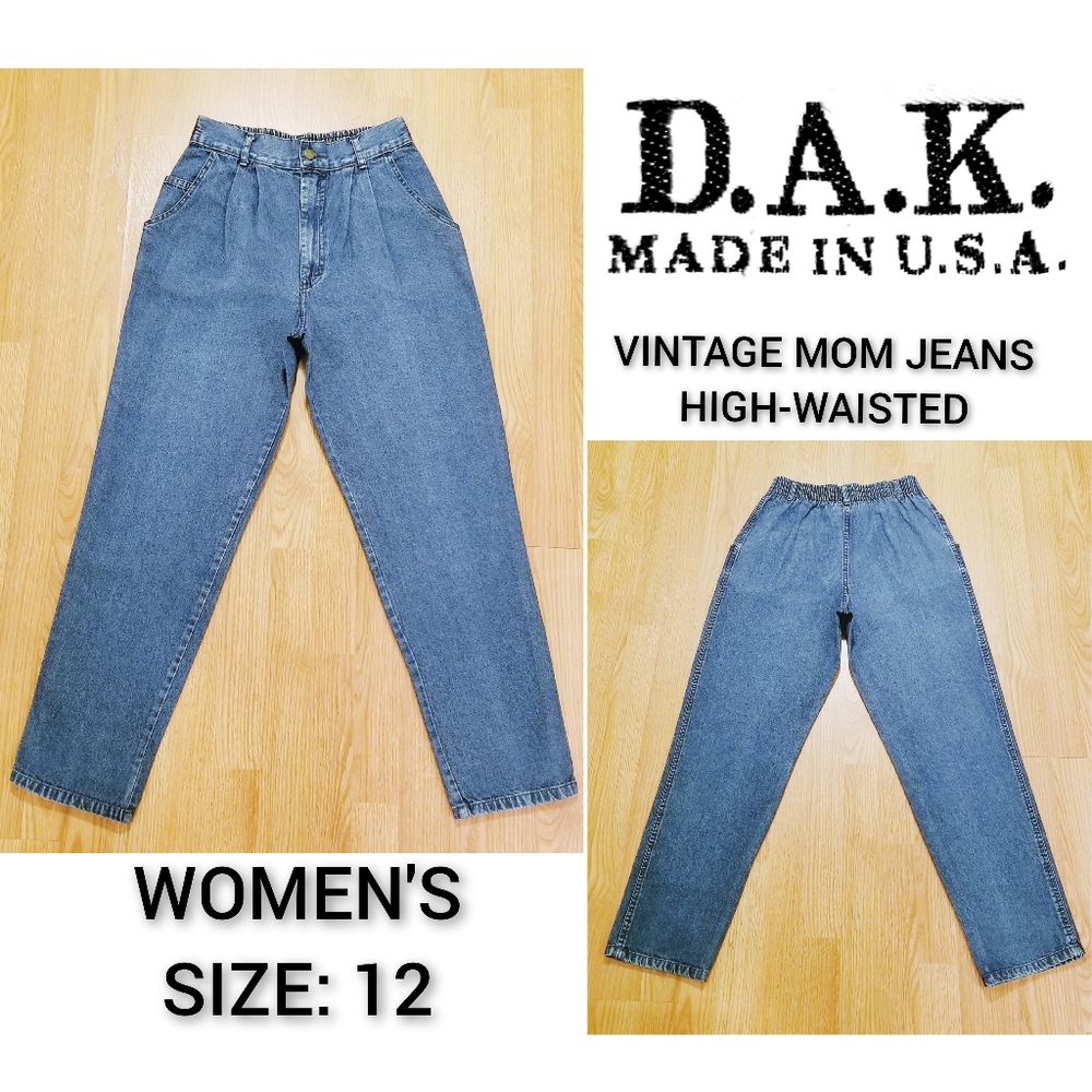 D.A.K. Vintage High-Waisted Mom Jeans